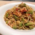 yumikwsk's cooksnap of when they made 冷製パスタ～市販のソースでジェノベーゼ.