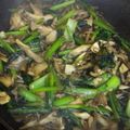 ナリンギン's cooksnap of when they made 小松菜と舞茸、じゃこ炒め.