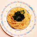なつき☆ミ's cooksnap of when they made 簡単・安上がり！濃厚ウニのスパゲッティー.