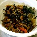 meff's cooksnap of when they made ひじきと挽き肉のナムル風サラダ.