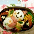 クックDLYJYO☆'s cooksnap of when they made 雪だるまのお弁当.