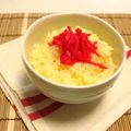 りぃ♬＊'s cooksnap of when they made 卵かけご飯＊紅生姜のせただけTKG.