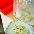 ducarin's cooksnap of when they made シリコンスチーマーで簡単☆里芋皮むき.