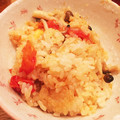 りんコロプー's cooksnap of when they made 簡単！絶品！トマトの和風炊き込みご飯！.