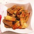 栗rin's cooksnap of when they made 竹輪とこんにゃくの甘辛金平.