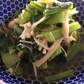 きよやよ's cooksnap of when they made 【副菜】小松菜とエノキの煮浸し.