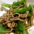 Giabbico's cooksnap of when they made ピーマンとえのきのナムル.