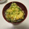 ちょりちょり♡'s cooksnap of when they made 余りカツやお惣菜で♪煮カツ卵とじ☆.
