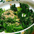みゆwaco 's cooksnap of when they made 昆布茶を使って簡単ほうれん草のお浸し☆.