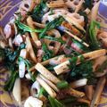 めだかちん's cooksnap of when they made 春菊と、レンコン、ゴボウのキンピラ.