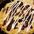 ちぃ(･･★)'s cooksnap of when they made ＊キャベツを食べるお好み焼き＊.