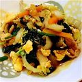 鯨ベーコン's cooksnap of when they made 色どりきれい☆白菜．ほうれん草．豚肉炒め.