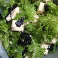my3176's cooksnap of when they made わさび菜と豆腐の和え物.