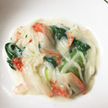 おいしくなあれ♪'s cooksnap of when they made 青梗菜のミルク煮　ちんげんさい牛乳煮.