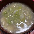hammy96's cooksnap of when they made 蓮根入お味噌汁.