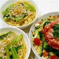 みゅいと's cooksnap of when they made 鶏肉と小松菜のスパゲッティ.