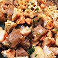 あんこLOVEママ's cooksnap of when they made めんつゆで簡単！蓮根・蒟蒻・鶏胸の炒め物.