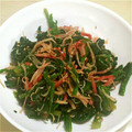 amjkao's cooksnap of when they made ★隠し味は焼肉たれ★ほうれん草お浸し.