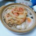 奏翔mama's cooksnap of when they made 出汁が旨いっ！簡単！熱々鍋焼きうどん.