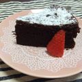 の☆こ's cooksnap of when they made 板チョコで＊ガトーショコラ.