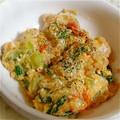 ののかーにゃ's cooksnap of when they made チーズとろける♪チキンとトマトの卵炒め.