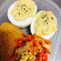 なぁチャん's cooksnap of when they made お弁当の彩りに☆からしマヨのゆで卵.