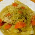 nenepon's cooksnap of when they made 白菜と手羽元のにんにくバタースープ.