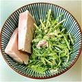 MMまどか's cooksnap of when they made 豆苗の梅マヨ和え.