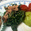 バウチャン's cooksnap of when they made 冷凍ほうれん草で！1分以内おひたし！.
