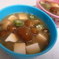 ひーゆーママ's cooksnap of when they made スルッと♪なめことおくらのみそ汁.