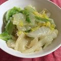 ちぃ−ち−chan's cooksnap of when they made しょうがとごま油をきかせた白菜のおひたし.