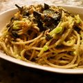 thegoat's cooksnap of when they made 和風✿梅和え✿アボカドパスタ.