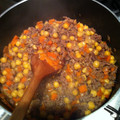 クックLondon's cooksnap of when they made ちょい和風、ひよこ豆のカレー炒め.