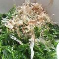 口側類's cooksnap of when they made ほうれん草のおひたし(黄菊入り).