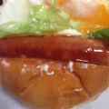 hina＊kan's cooksnap of when they made スウィートチリソースでロールパンサンド.