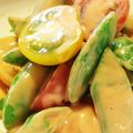 すみッコぐらし's cooksnap of when they made スナップえんどうとトマトのオーロラサラダ.