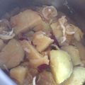 おじゃこむまろん's cooksnap of when they made さつま芋とりんごのレモン煮.