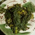もりのりころ's cooksnap of when they made おつまみにも☆春菊のからしあえ.