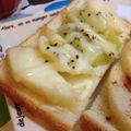 あんみつ☆'s cooksnap of when they made ラフランス＆キウイ★簡単デザートトースト.