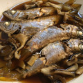 nackymark's cooksnap of when they made 黒むつとまいたけの煮物.