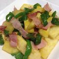 お豆天使's cooksnap of when they made さつまいもとベーコンの塩きんぴら.