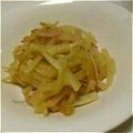 みるくここあ♪＊'s cooksnap of when they made 大根とハムの炒めもの！.