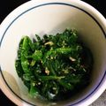 ChocoDolly's cooksnap of when they made 二束ペロリ！ニラのごまみそあえ.