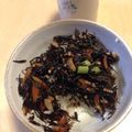 みらいにっき's cooksnap of when they made ひじきのひき肉丼。美味しくて体にいい！.