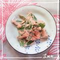 K0A9O0R8U♪'s cooksnap of when they made スナップえんどうの明太クリチ和え　どすぇ.