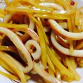 SiTamayu's cooksnap of when they made イカの甘辛炒め.
