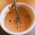 kuihua's cooksnap of when they made 食べるラー油で❤マヨドレッシング.