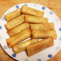 ♡奈津亜♡'s cooksnap of when they made 簡単！餃子のような肉春巻き.