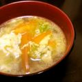 サトモユリア's cooksnap of when they made 白菜と人参の食べるスープ.