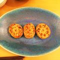クロネコ's cooksnap of when they made 鶏ひき肉のれんこん挟み焼き.